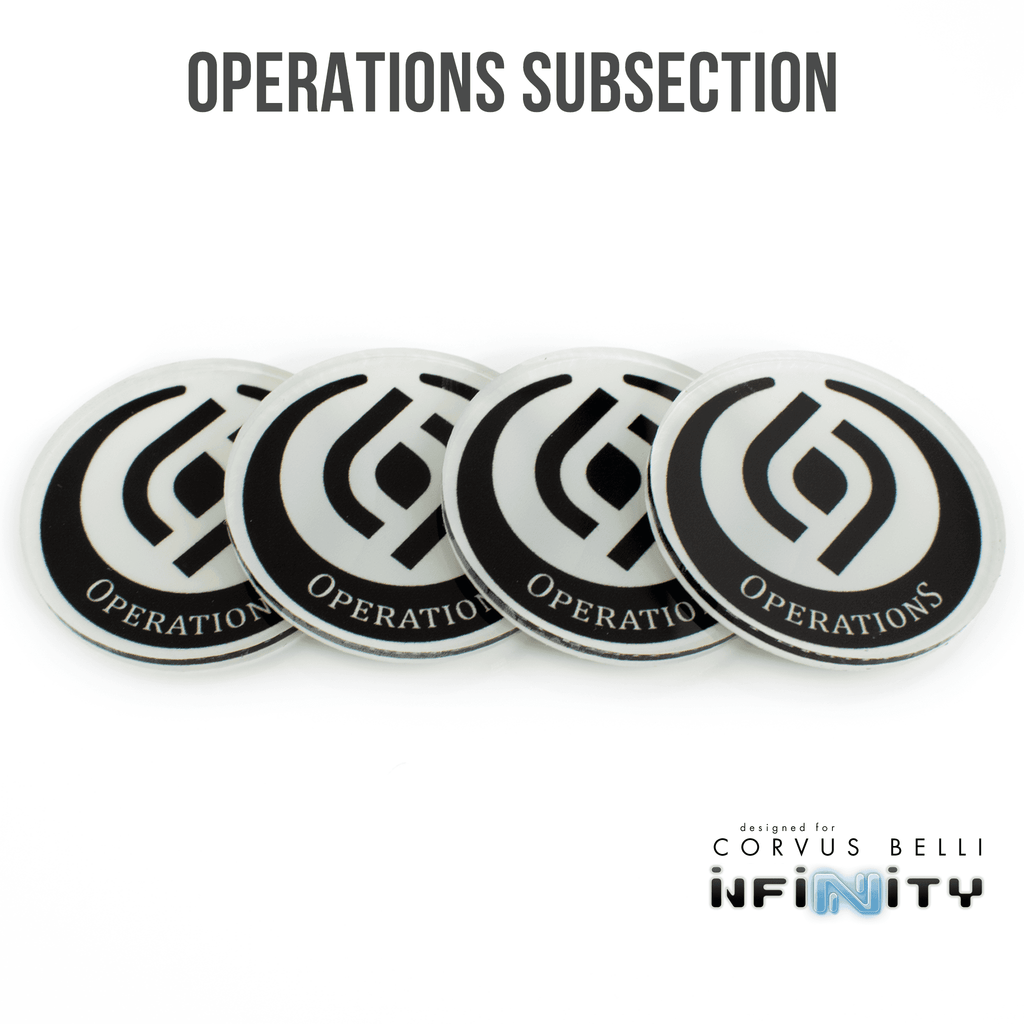 Infinity Faction Command Tokens - Operations Subsection of the SSS