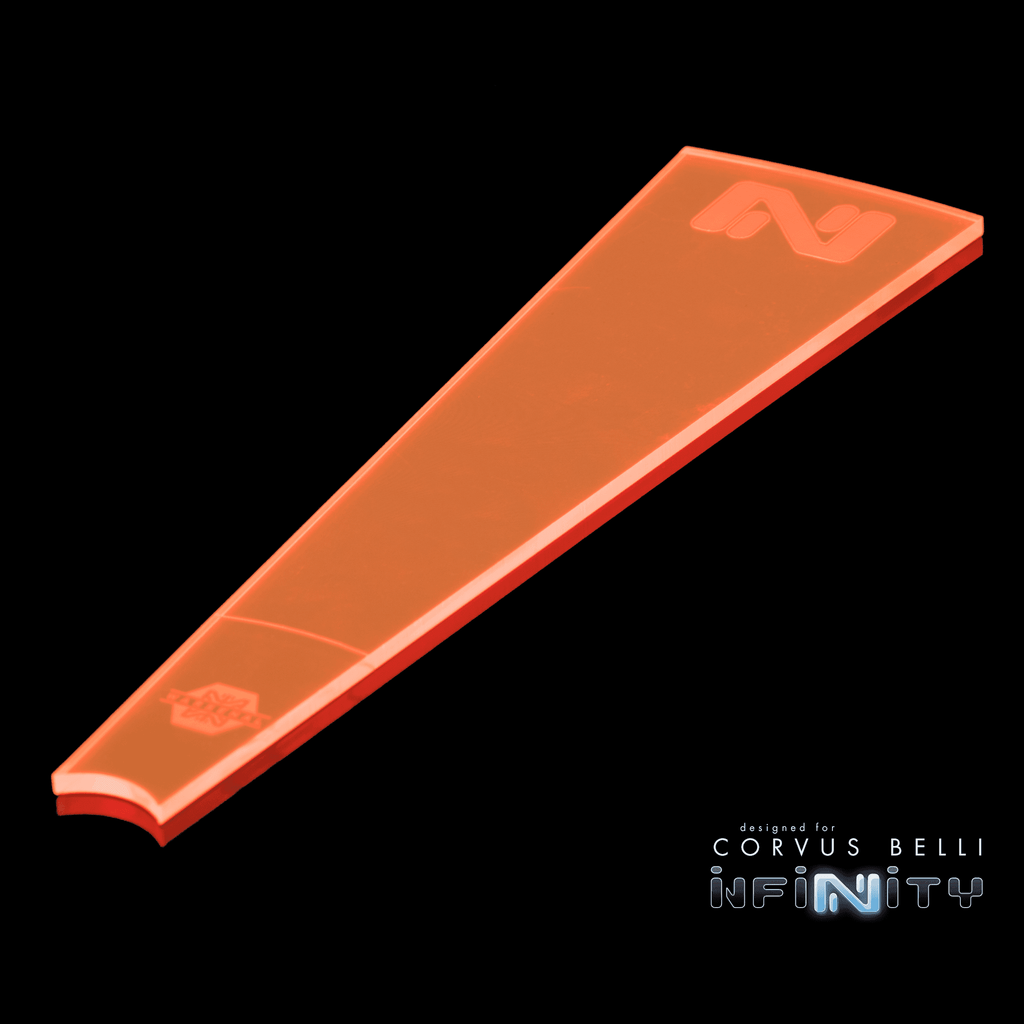 Infinity Zone of Control Templates - Fluorescent Orange