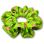Grinch Ornament Christmas Bullet Scrunchie - 