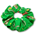 Green Grinch and Cindy Christmas Scrunchie - 