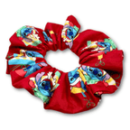Red Stitch Christmas Scrunchie - 
