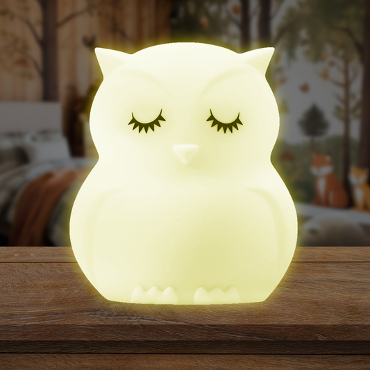LumiPets® Owen the Owl- Children's Touch Night Light Junior