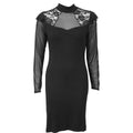 GOTHIC ELEGANCE - Lace Shoulder Corset Dress