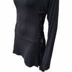 GOTHIC ELEGANCE - Black Widow Gothic Hooded Dress