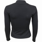 GOTHIC ELEGANCE - Pentagram Shoulder Longsleeve Top