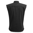 METAL STREETWEAR - Sleeveless Stone Washed Worker Black