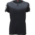 URBAN FASHION - Distressed Spray On Baggy Top
