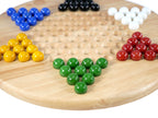 Board Game - Wood Round Chinese Checkers - 