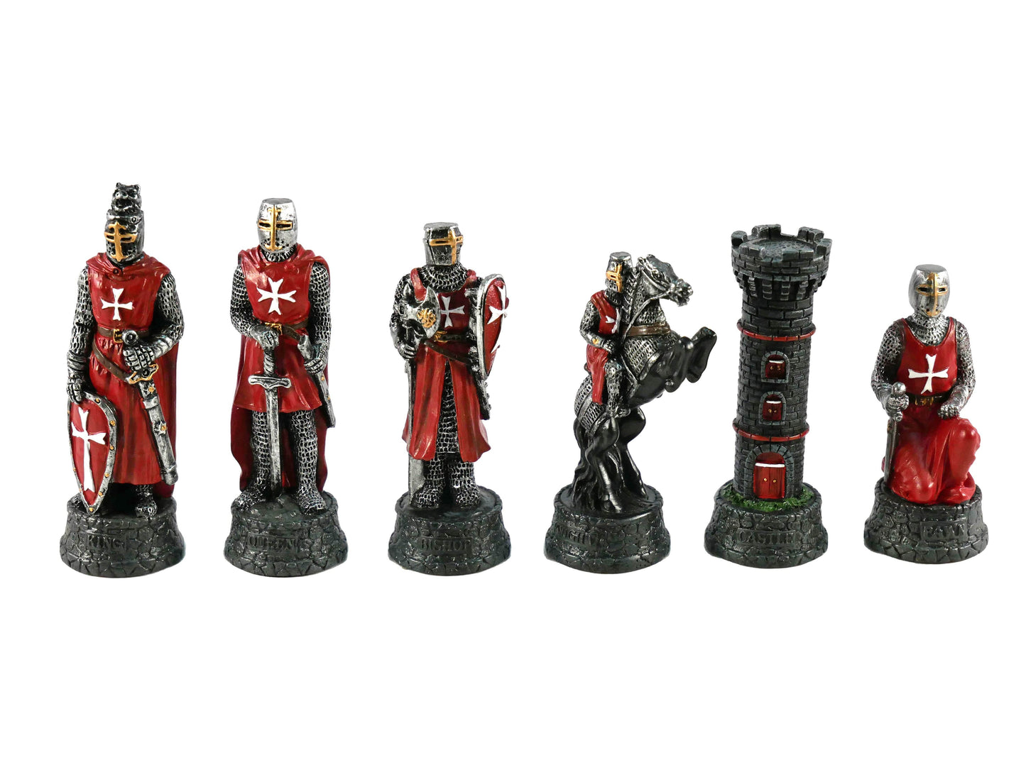 Chess Pieces - Resin - Crusade IV - 