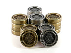 Checkers - Metal Florentine Checkers - 