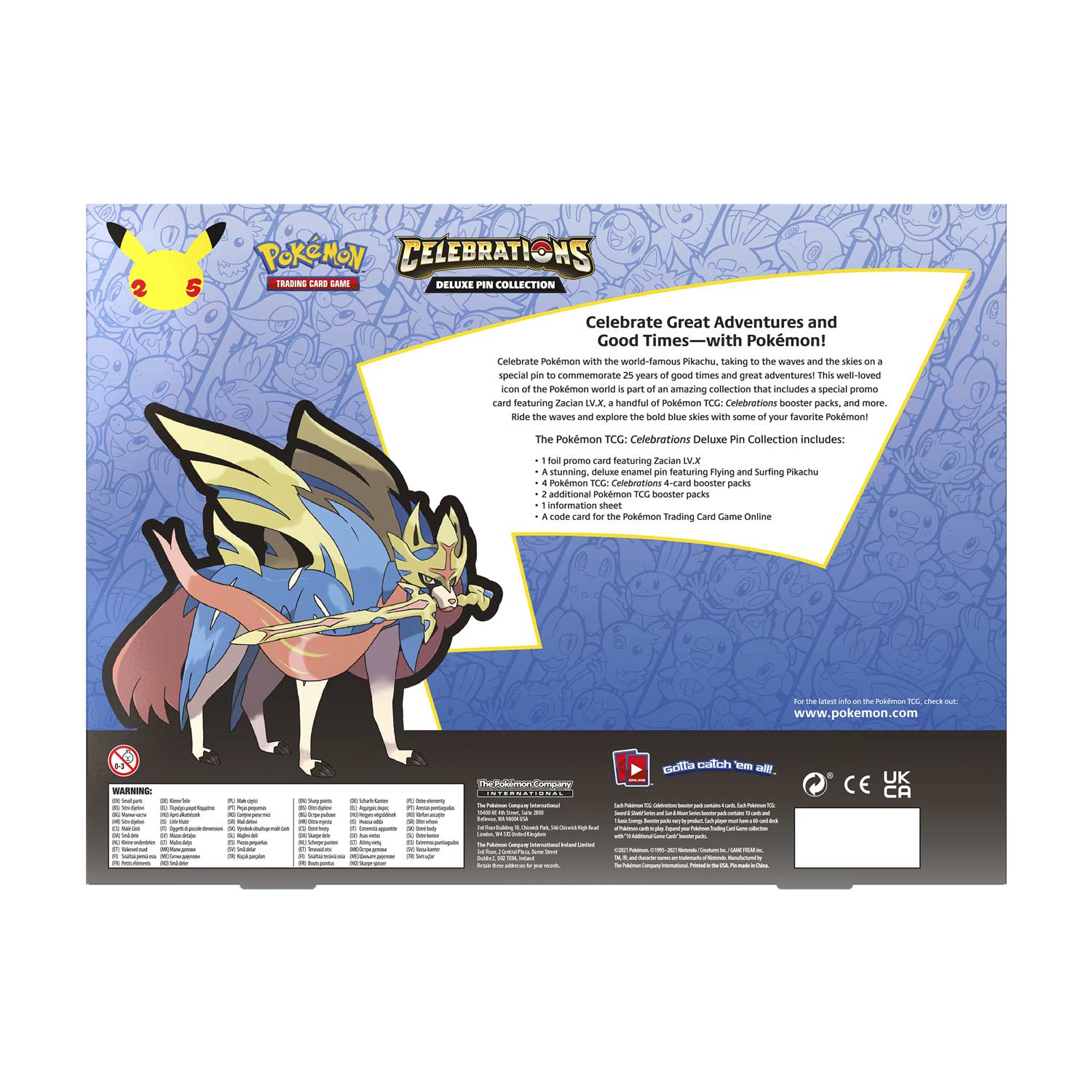 Pokemon Celebrations: Deluxe Pin Collection
