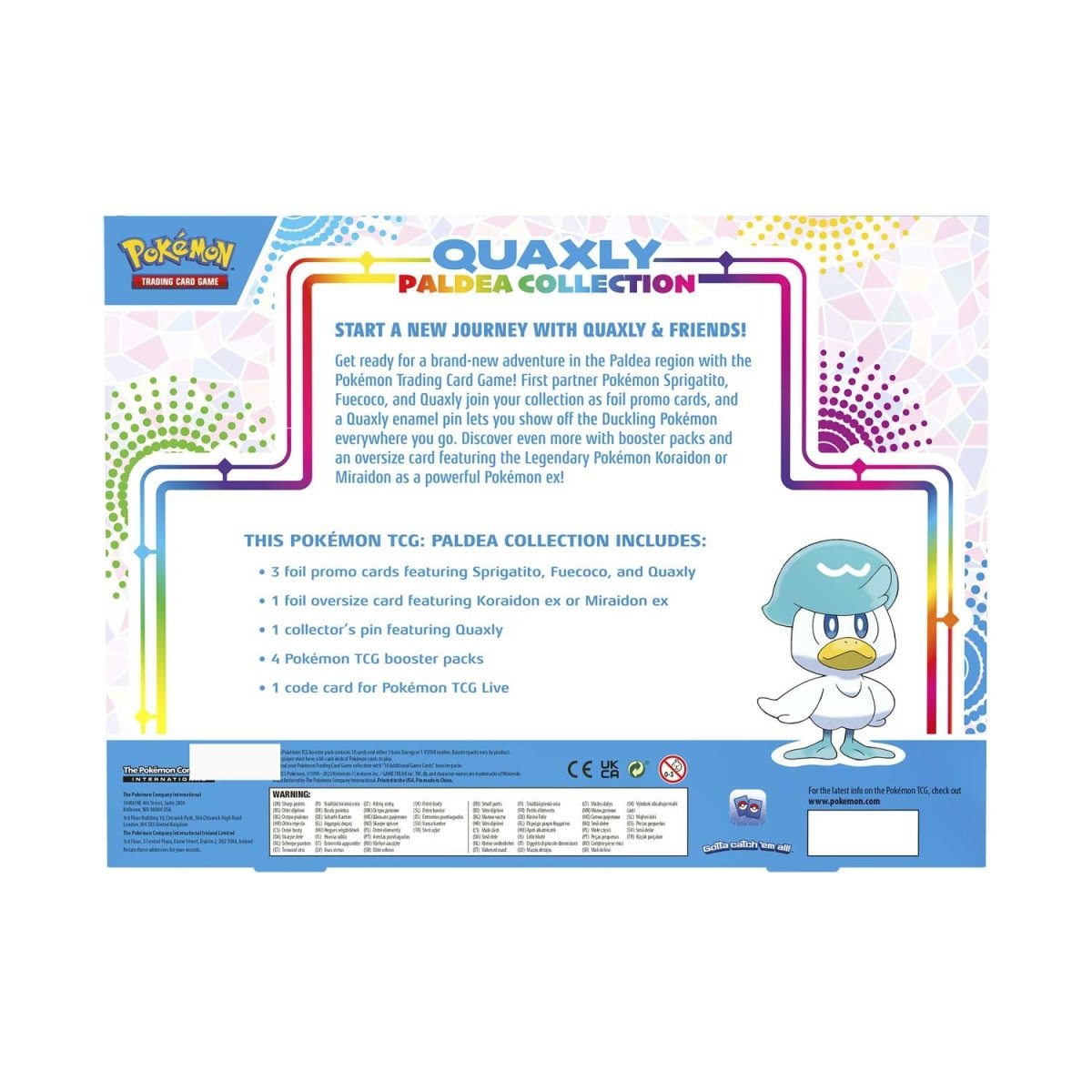 Pokemon: Paldea Collection - Quaxly