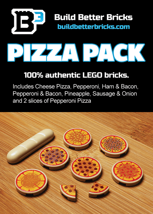 Pizza Pack made using LEGO parts - B3 Customs - 