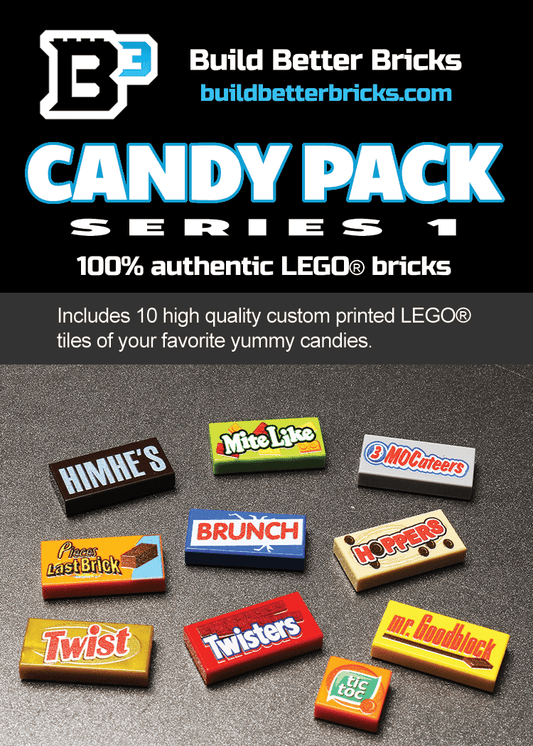 Candy Pack (Series 1) made using LEGO parts - B3 Customs - 