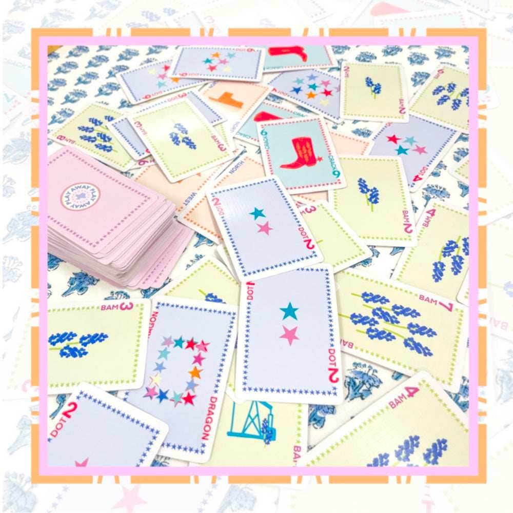 Play Away Mahjong Cards: Texas Edition - Deck