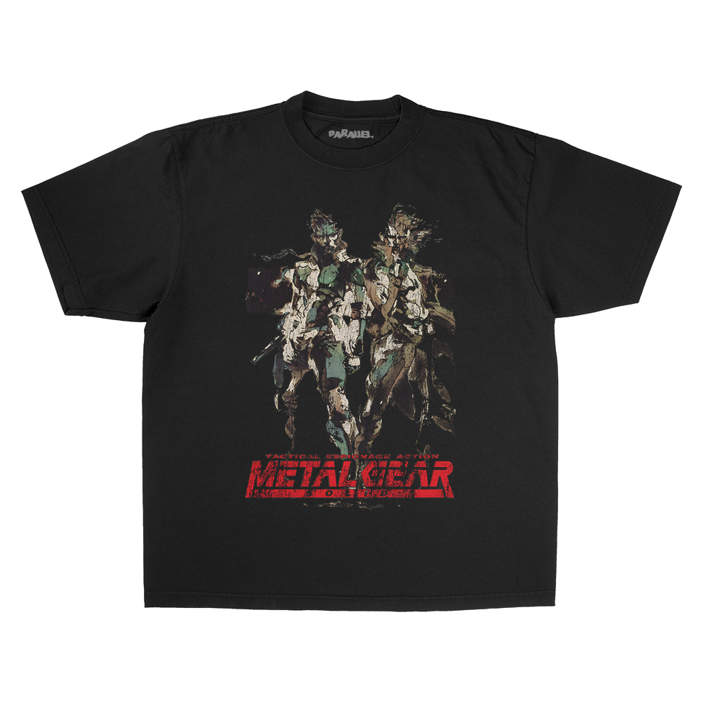 Metal Gear Solid Black Tee