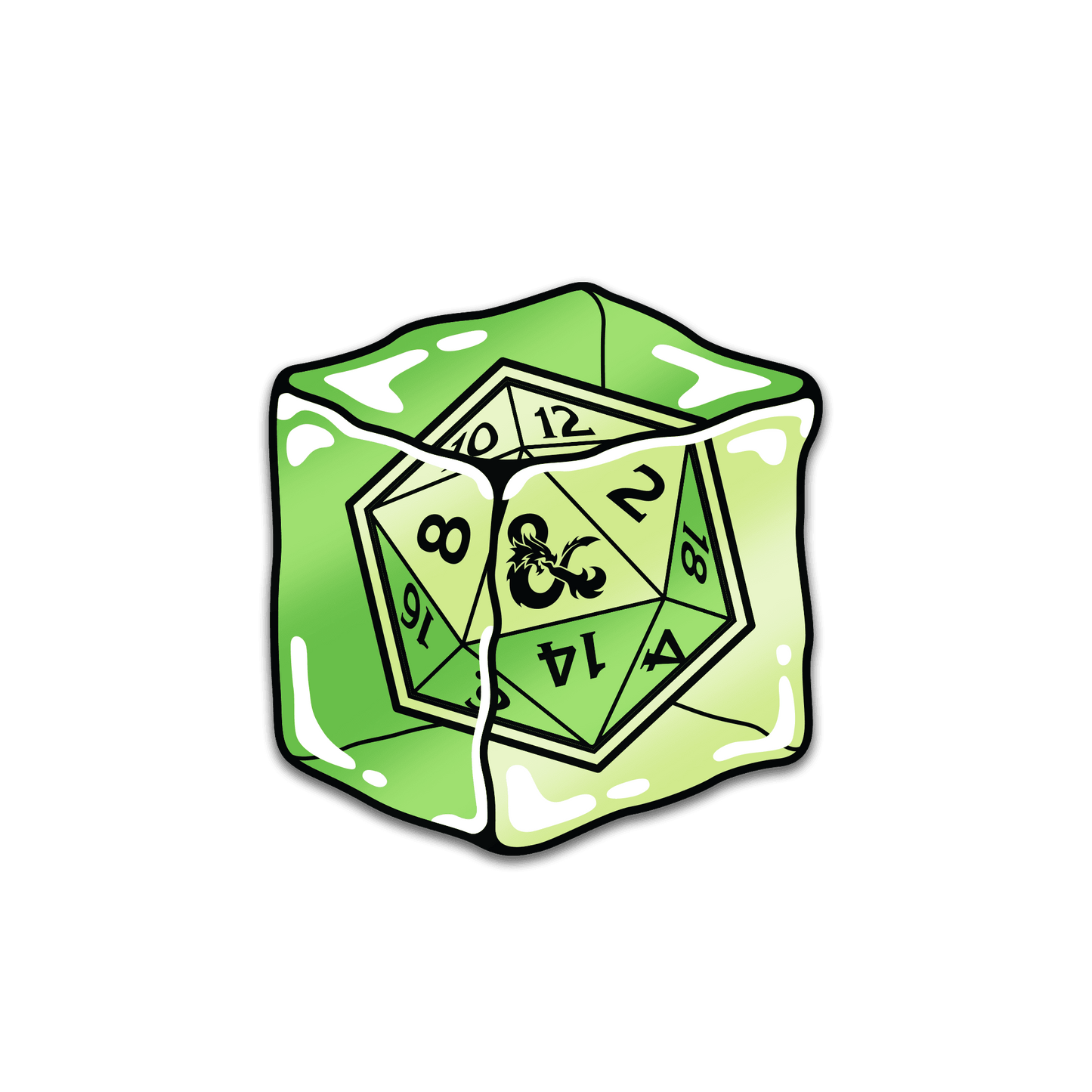 Dungeons & Dragons - Gelatinous Cube (Glow in the Dark!) - 