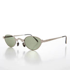 Unique 90s Steampunk Sunglass Unisex Futuristic - Petar - Silver