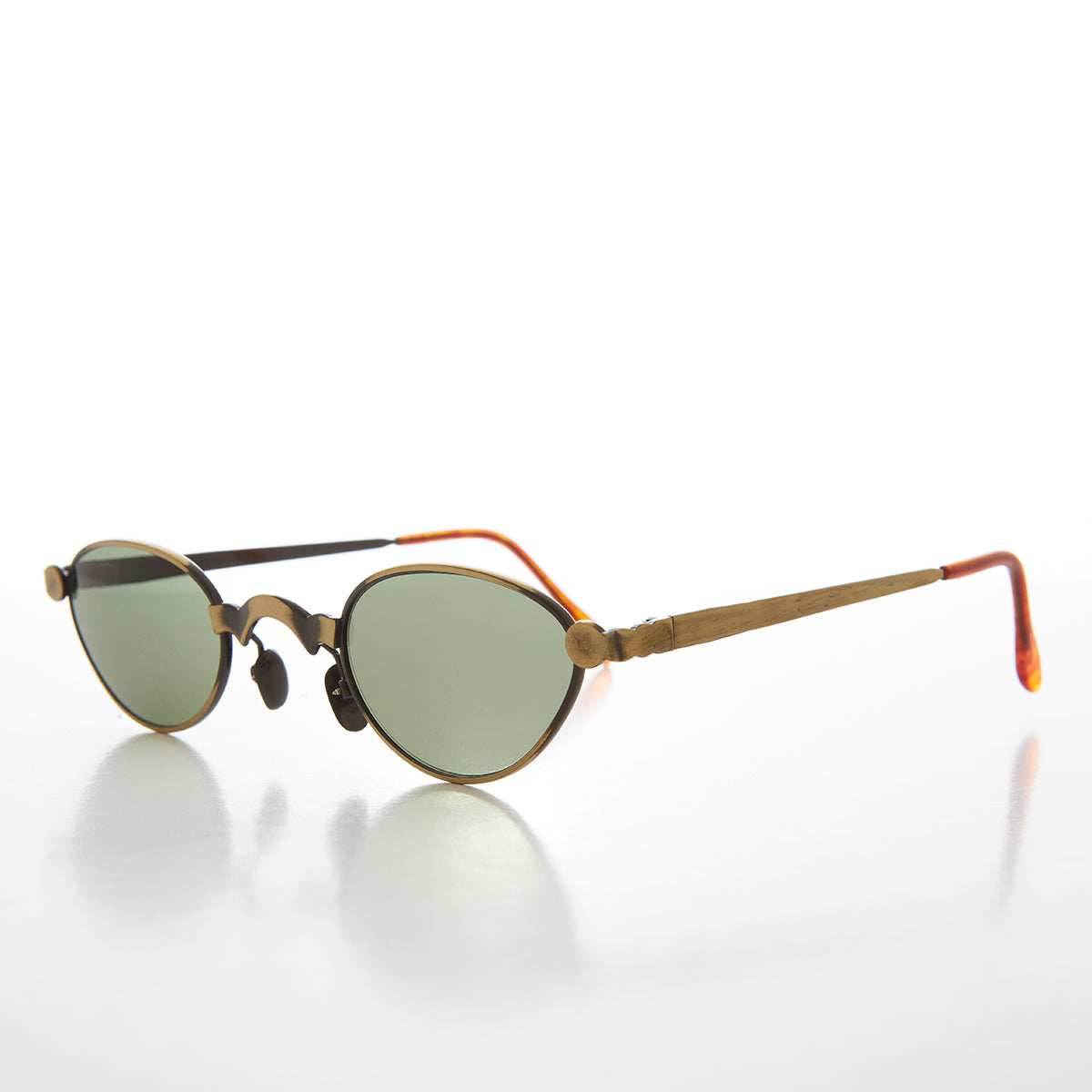 Unique 90s Steampunk Sunglass Unisex Futuristic - Petar - Silver