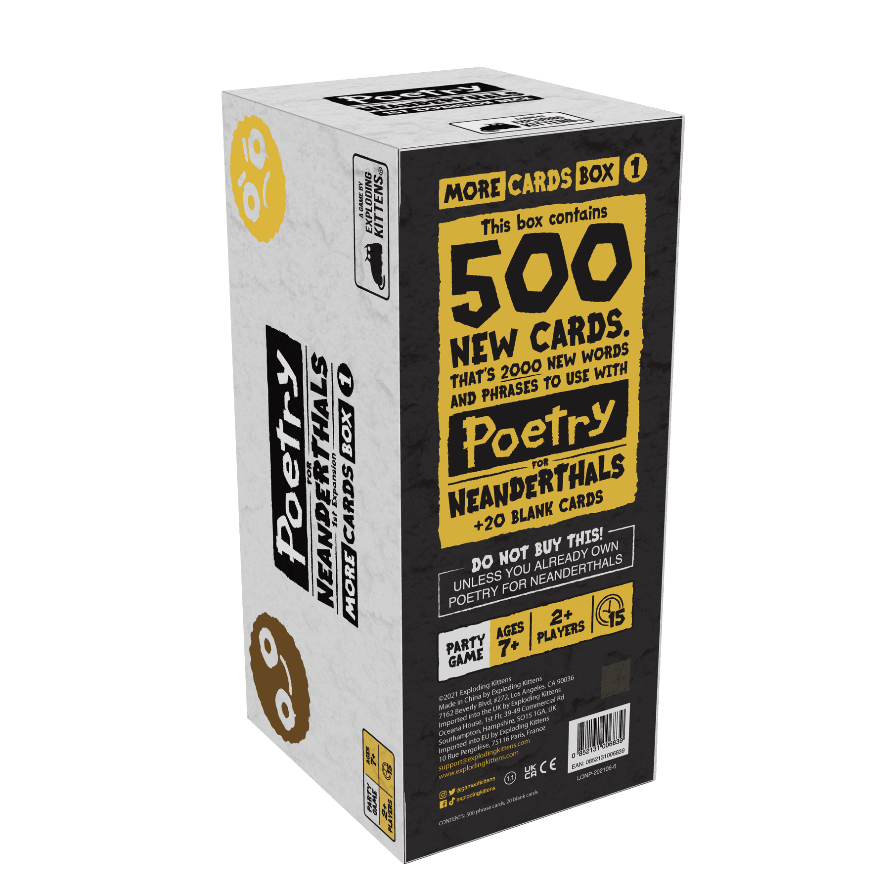 Poetry for Neanderthals: More Cards Box 1 - 