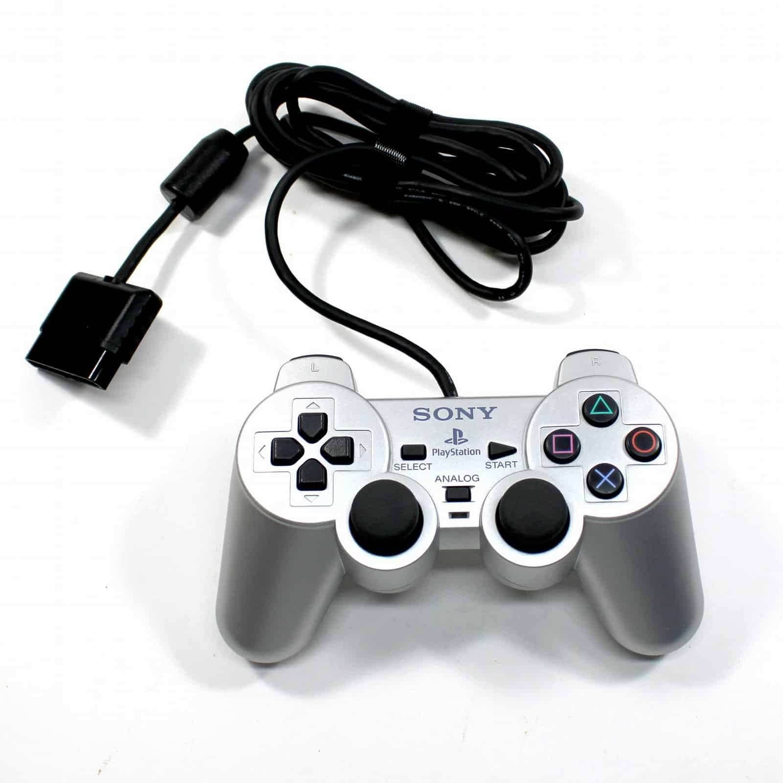 Silver Controller | Wire | PS2 - 