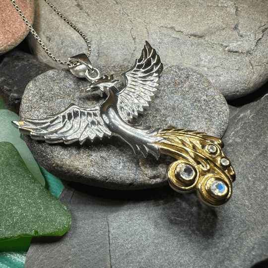 Phoenix Gemstone Necklace - Amethyst