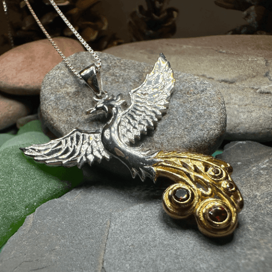 Phoenix Gemstone Necklace - Amethyst