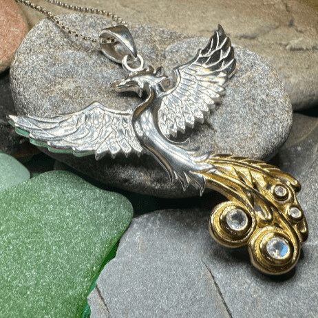 Phoenix Gemstone Necklace - Amethyst