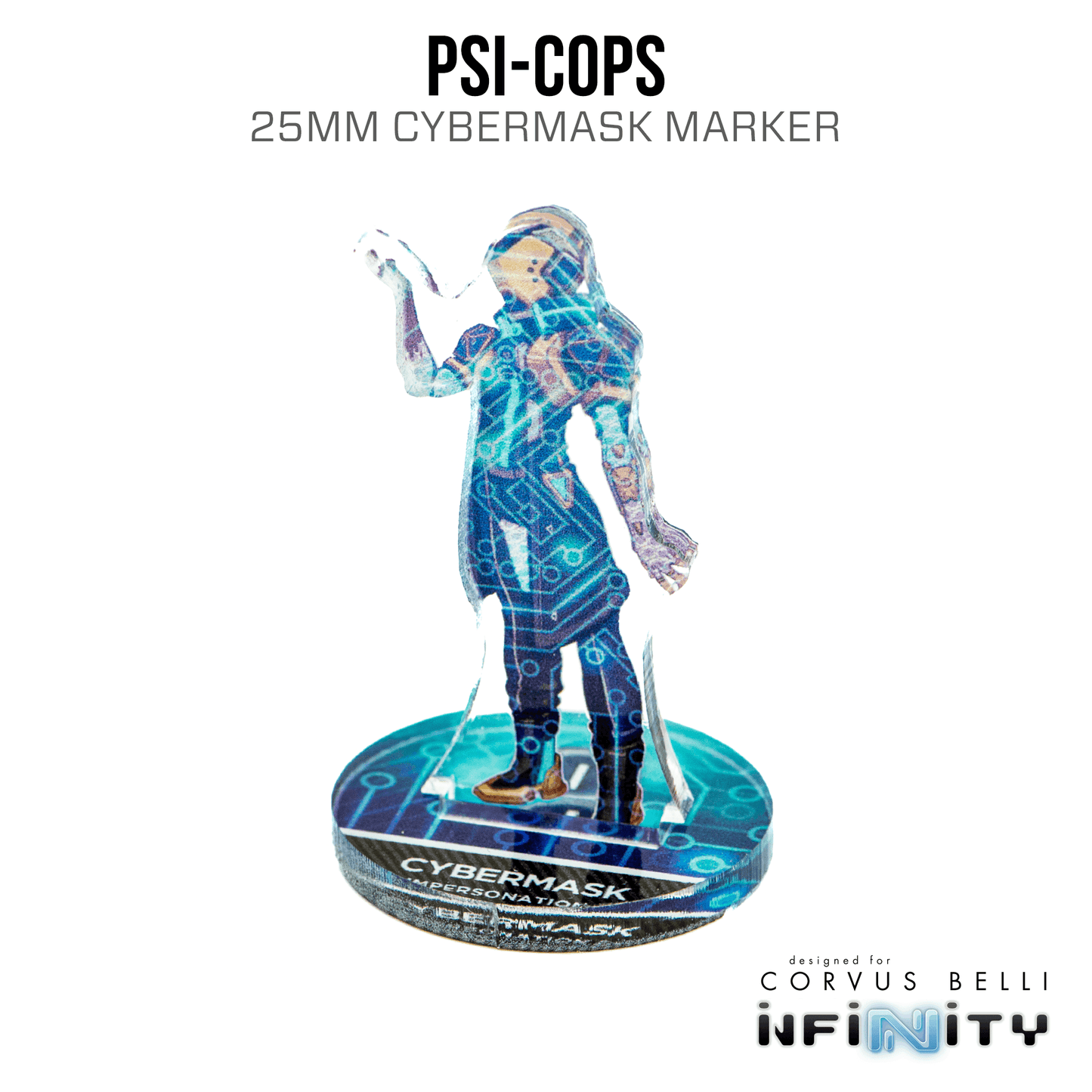 Infinity 3D Markers: PSI-Cops (25mm Cybermask) - A