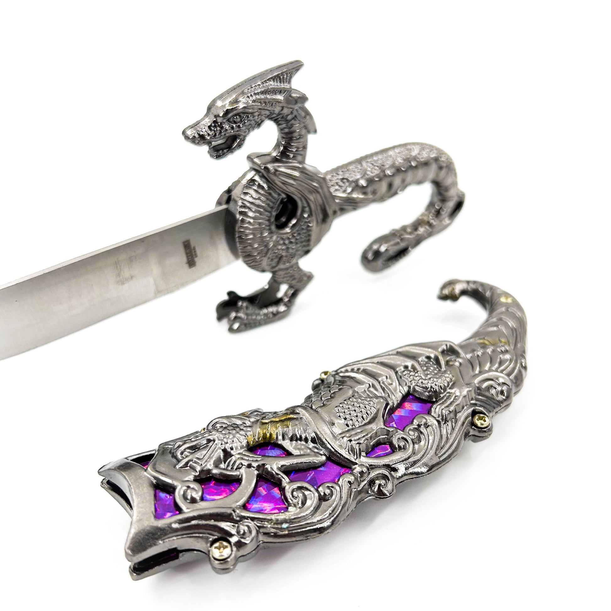 Enchanted Twilight Purple Dragon Dagger-4