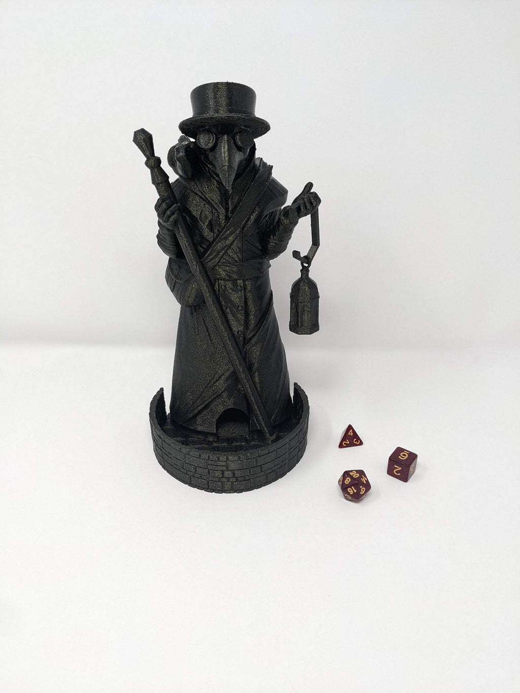 Plague Doctor Dice Roller - Multicolor As Pictured / Large Tray