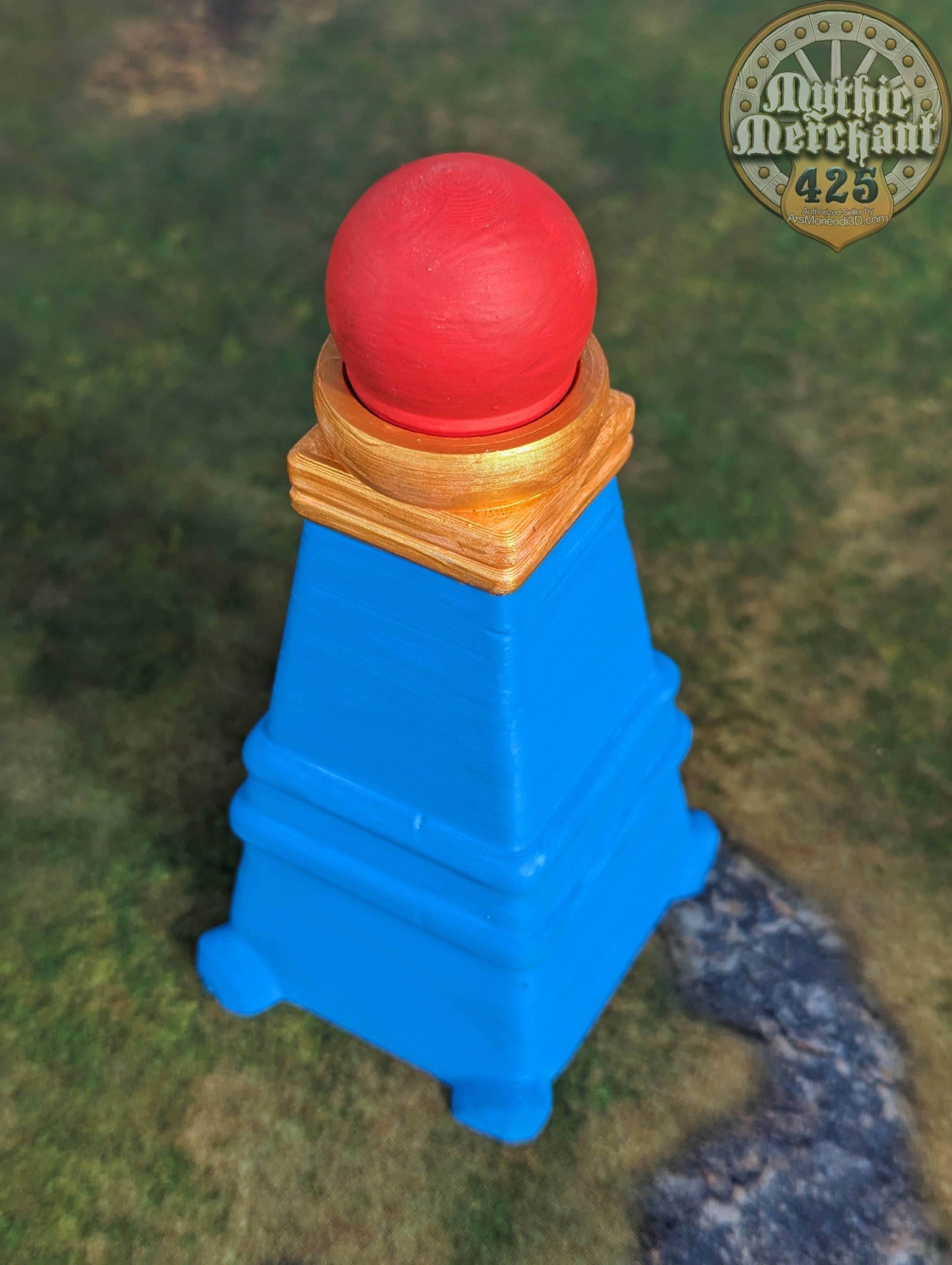 Magic Mana Potion 3D Printed Dice Jail | RPG Dice Vault | D20 Storage Box | Player Gift - Amplify Your Rolls with Arcane Reserves! - Black