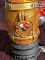 Gadgeteer Steampunk 3D Printed Can Holder | Drink Koozie | Mythic Mugs Collection by Ars Moriendi 3D- Embrace the World of Steampunk! - Black / Non Threaded-No Lid