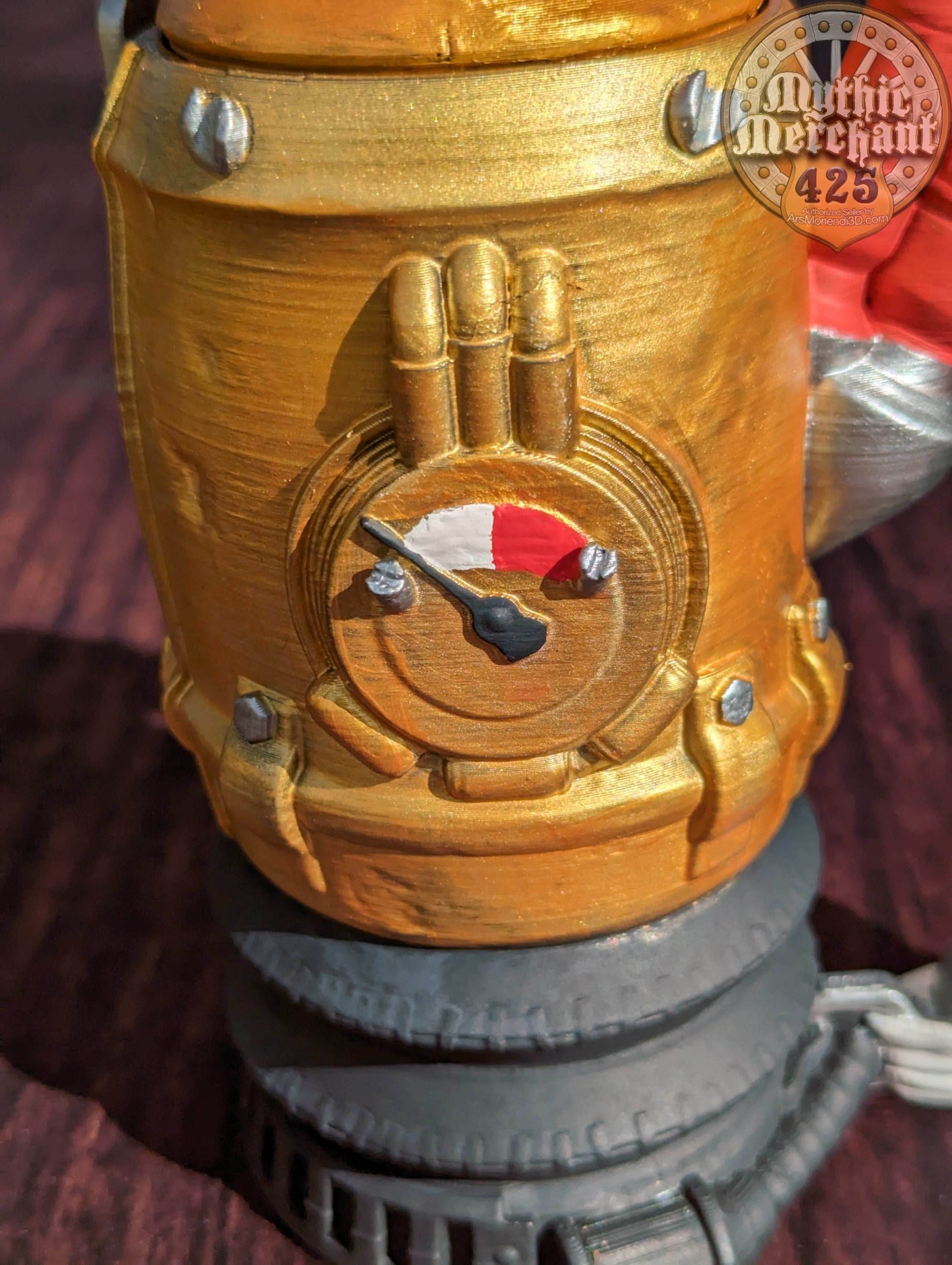 Gadgeteer Steampunk 3D Printed Can Holder | Drink Koozie | Mythic Mugs Collection by Ars Moriendi 3D- Embrace the World of Steampunk! - Black / Non Threaded-No Lid