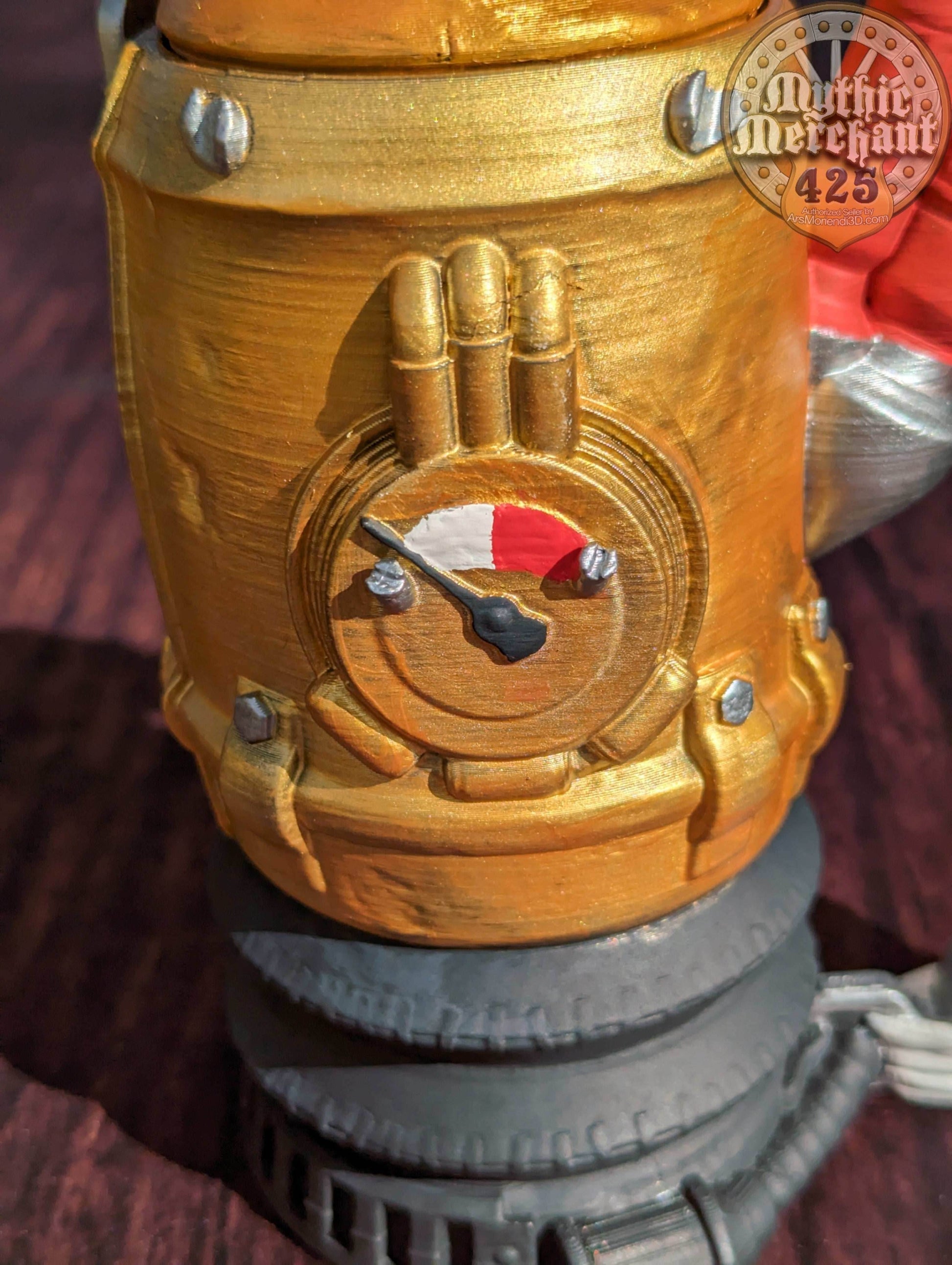 Gadgeteer Steampunk 3D Printed Can Holder | Drink Koozie | Mythic Mugs Collection by Ars Moriendi 3D- Embrace the World of Steampunk! - Black / Non Threaded-No Lid