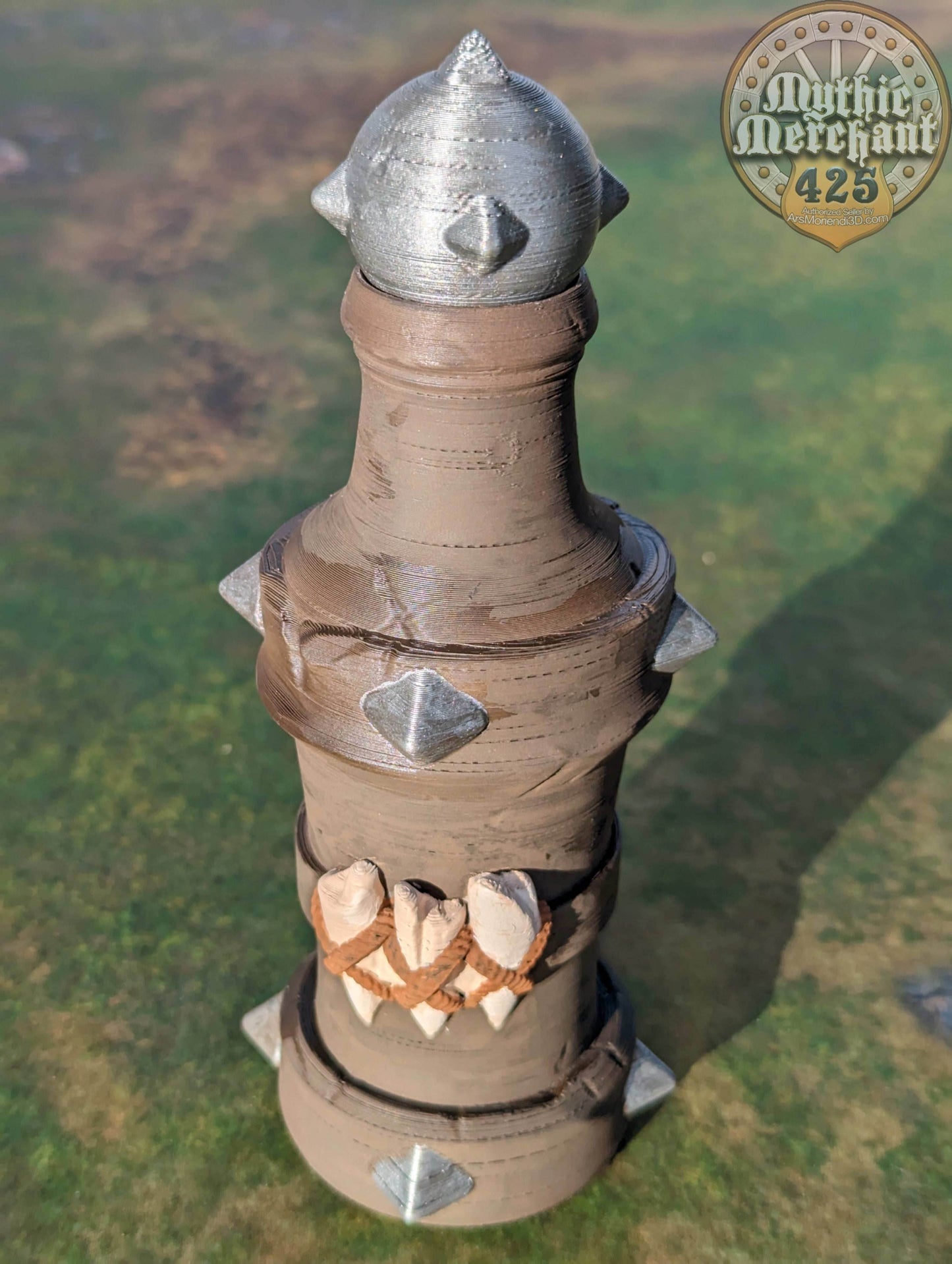 Ogre's Strength Potion 3D Printed Dice Jail | RPG Dice Vault | D20 Storage Box | Player Gift - Channel Massive Power! - Black / Yes- Include Random Dice Set