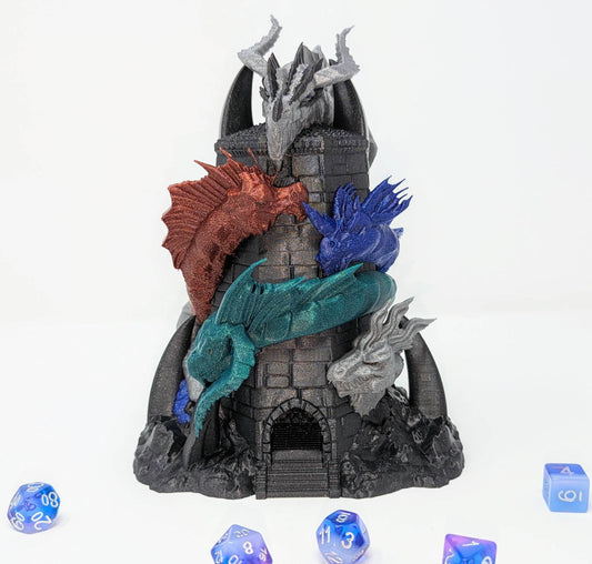 Tiamat Dice Roller - Multicolor As Shown / Large Tray