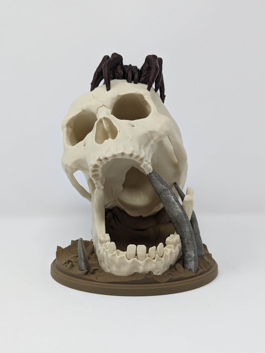 Desert Skull Dice Tower - Multicolor As Shown / Spider / Regular