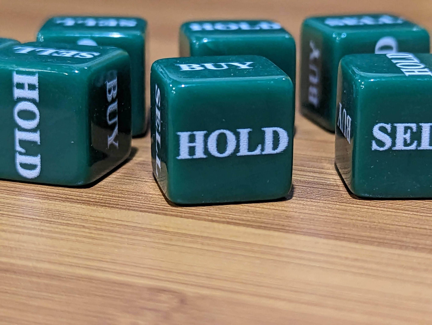 Stocks Dice d6 | Investment Decision Novelty Dice 6-Sided 16mm Funny Dice - 1 Dice