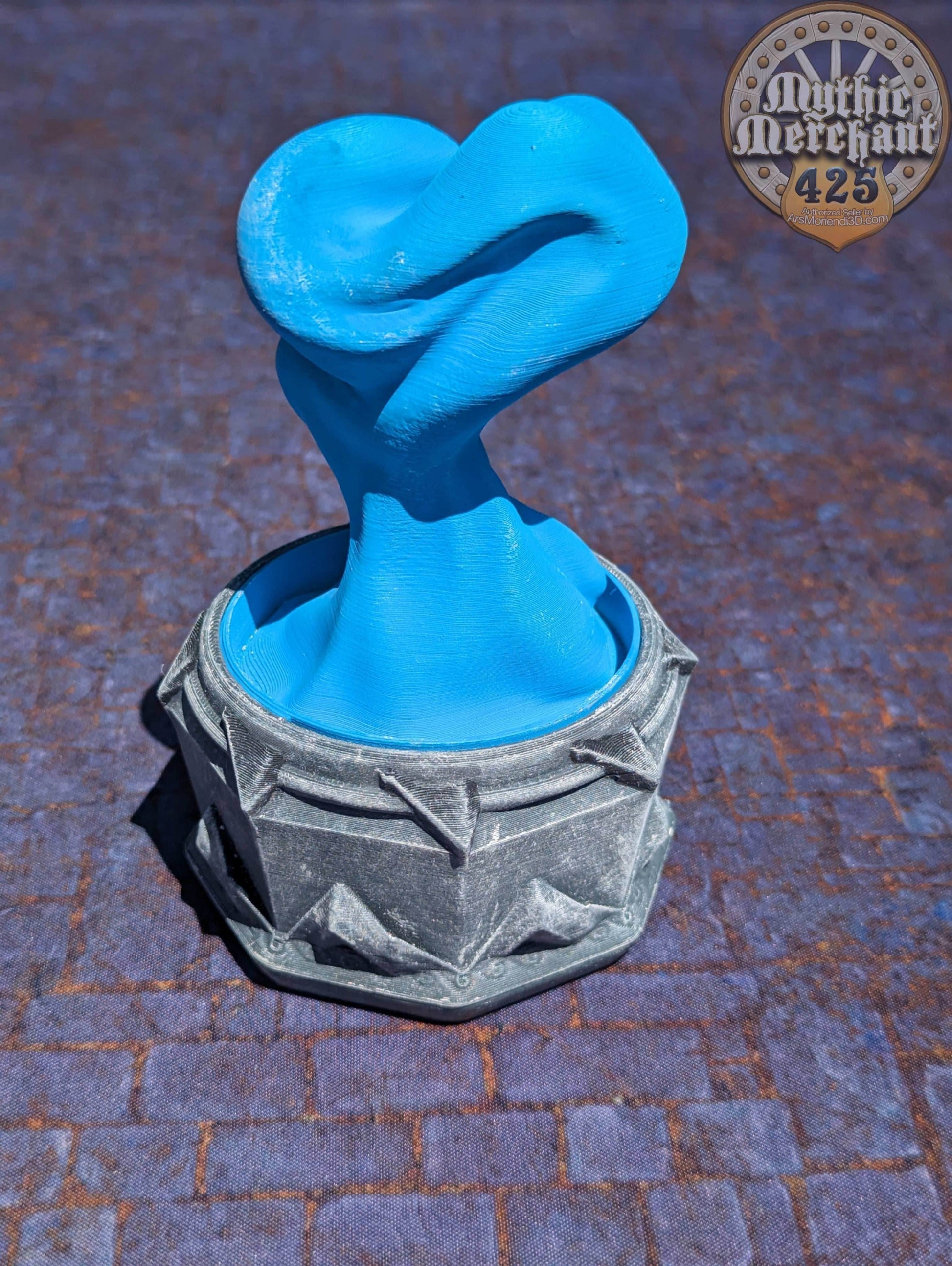 Sorcerer Class 3D Printed Dice Jail | Dice Vault | D20 Storage Box | Wizard Cosplay - Player Gift - Channel Arcane Power & Mystical Rolls! - Black / Yes- Include Random Dice Set