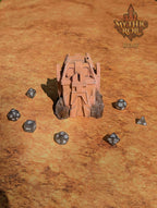 Ancient Anomaly 3D Printed Dice Box/Jail/Vault by Unchained Games - Mythic Roll Collection - Guard Your Dice with Secrets from Time's Abyss. - Black / Yes- Include Random Dice Set