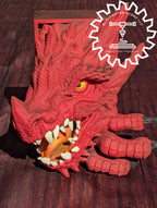 Dragon 3D Printed Book Nook- Miniatures of Madness- Transform your bookshelf into a Gateway to a Mythical Realm!