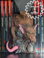 Rat Skaven Monster 3D Printed Book Nook- Miniatures of Madness- A Scurrying Nightmare on your Bookshelf!