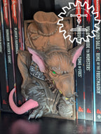 Rat Skaven Monster 3D Printed Book Nook- Miniatures of Madness- A Scurrying Nightmare on your Bookshelf!