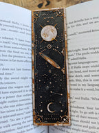Celestial Bookmarks- Cosmic Designs - Lunar Phases Bookmark