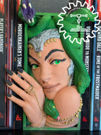 Medusa 3D Printed Book Nook- Miniatures of Madness- Beware the Gaze of Medusa!