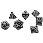 Enchanted Zen - 7 Piece DnD Dice Set | Acrylic RPG Gaming Dice - 