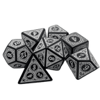 Enchanted Zen - 7 Piece DnD Dice Set | Acrylic RPG Gaming Dice - 