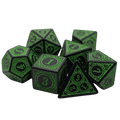 Enchanted Ent - 7 Piece DnD Dice Set | Acrylic RPG Gaming Dice - 