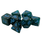 Lake Bottom - 7 Piece DnD Dice Set | Acrylic RPG Gaming Dice - 